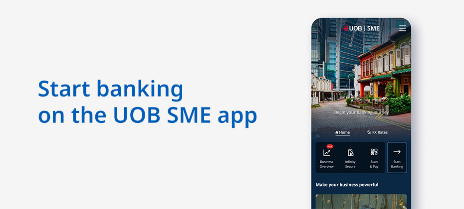 Get started with UOB SME app