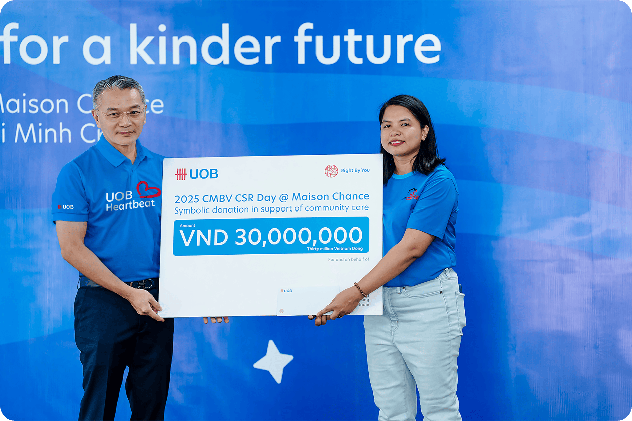 A gesture of support