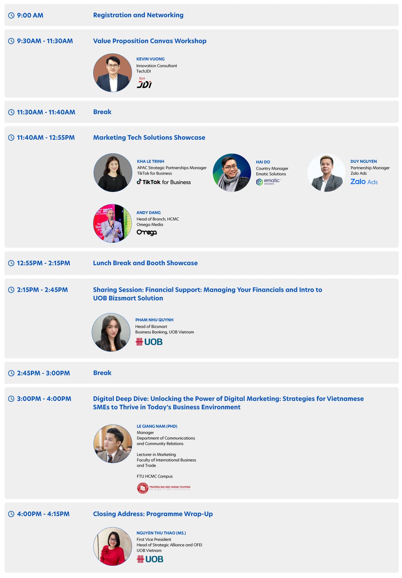 Xin Ch&agrave;o SMEs