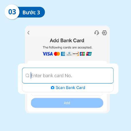 Điền thông tin thẻ và hoàn tất