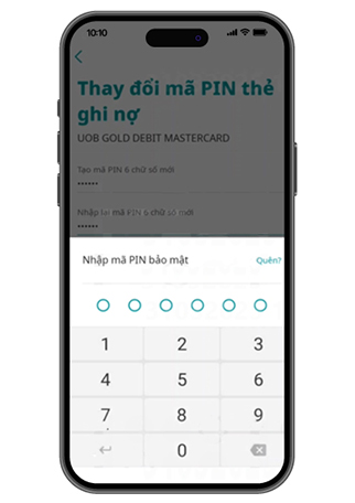Thay đổi PIN Thẻ T&iacute;n dụng/ Thẻ Ghi nợ