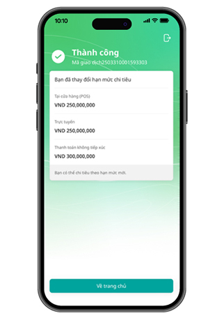Thiết lập hạn mức chi ti&ecirc;u