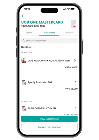 Check Card transaction Inquiry​
