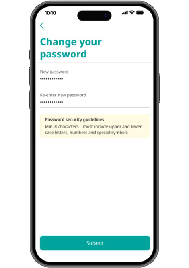 Reset expired password
