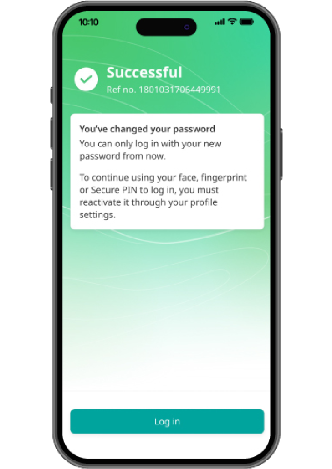 Reset expired password