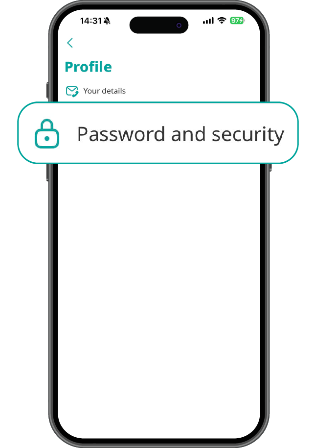 Update password