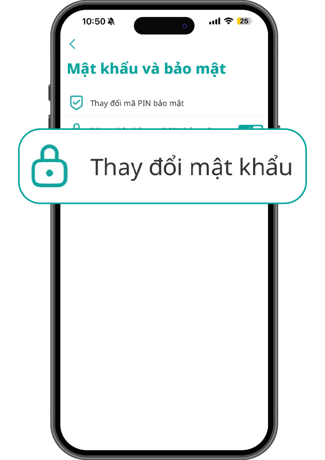 Cập nhật mật khẩu