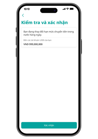 C&agrave;i đặt hạn mức giao dịch h&agrave;ng ng&agrave;y