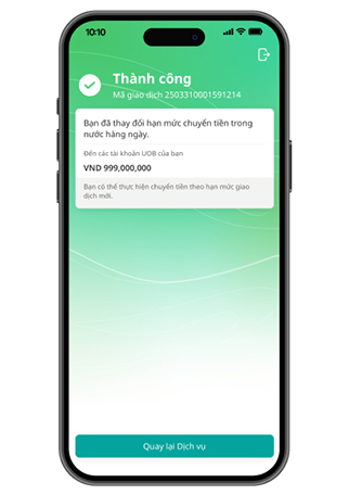 C&agrave;i đặt hạn mức giao dịch h&agrave;ng ng&agrave;y