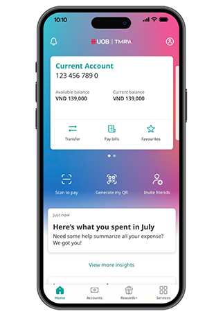 Transfer to other UOB accounts and other banks