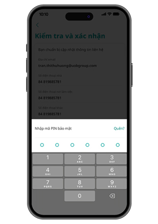 Cập nhật th&ocirc;ng tin c&aacute; nh&acirc;n​