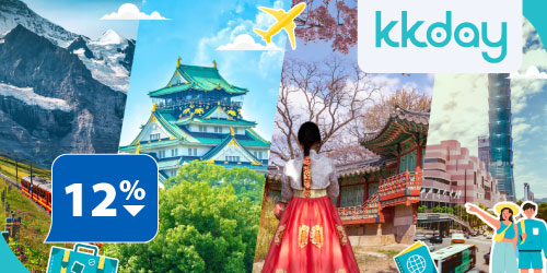 Enjoy up to 12% Off at KKday