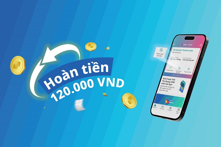 Trải nghiệm UOB TMRW Vietnam, Nhận ngay tiền hoàn