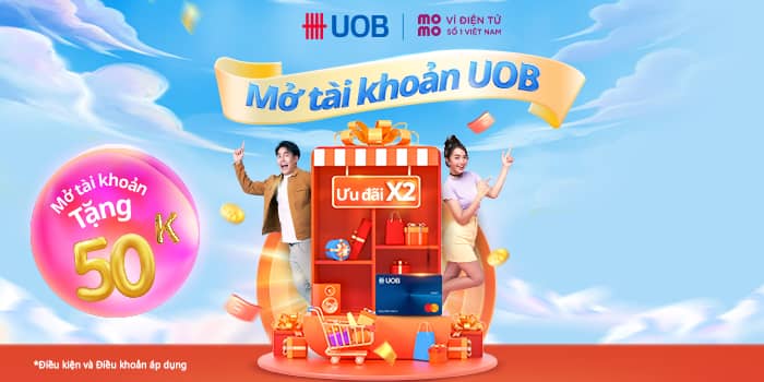MoMo - Khuyến mãi thẻ UOB Napas