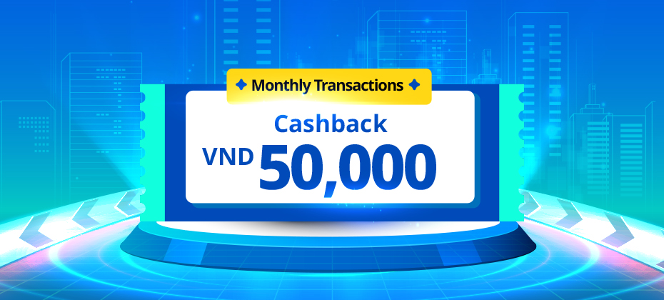 Cashback VND 50,000