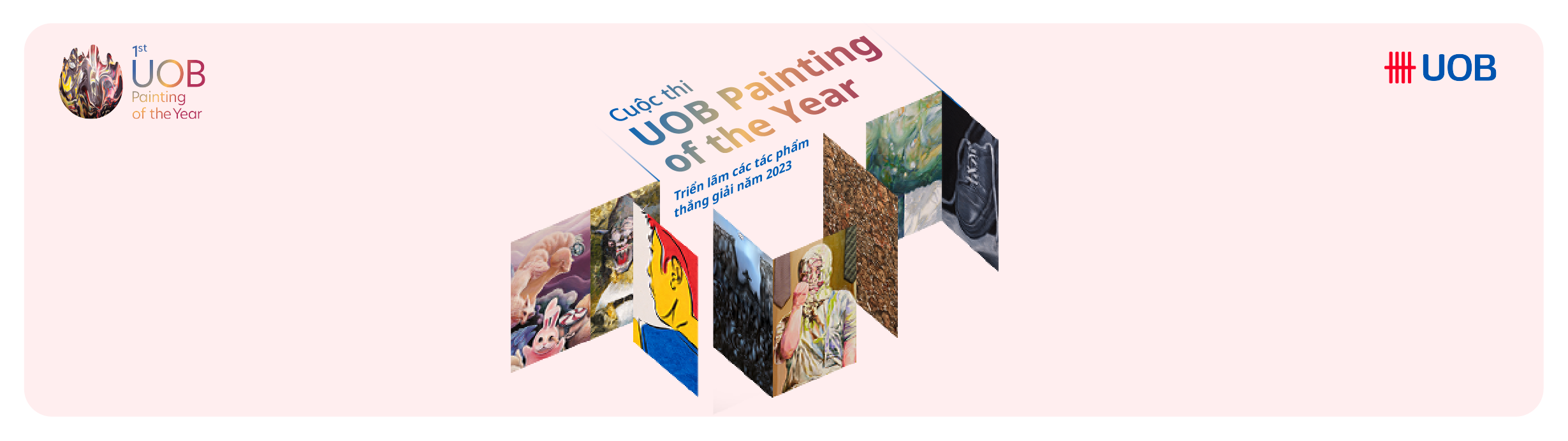 Triển lãm các tác phẩm thắng giải Cuộc thi UOB Painting of the Year 2023