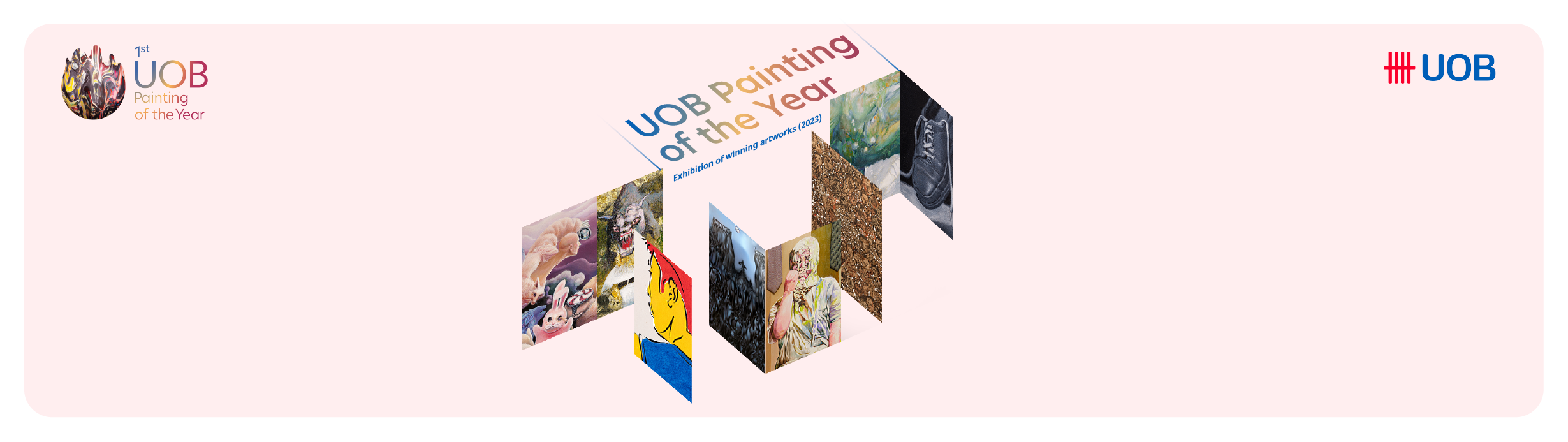 Exhibition of the winning artworks from UOB Painting of the Year 2023