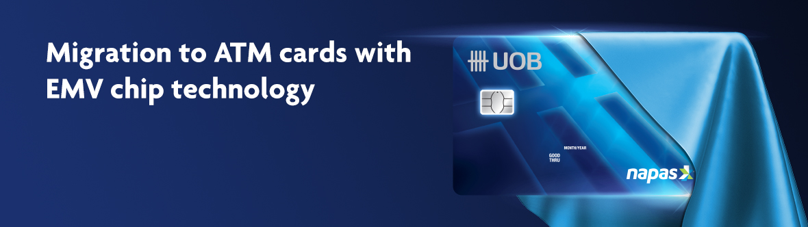 atm card with emv technology