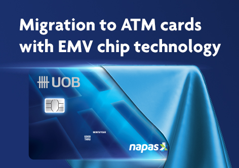 atm card with emv technology